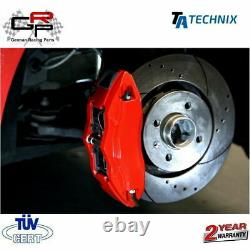 Red 6-Piston Brake System 280x22mm Upgrade Kit Front Axle For Smart 453 (2015-)