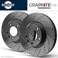 Rotinger Graphite Performance Brake Discs Set Axle for Audi Q7 Porsche Cayenne