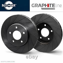 Rotinger Graphite Performance Brake Discs Set Front Axle Saab 9000 40 2 143