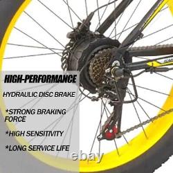 SALE NEW SMLRO 26 Fat Tyre 48V 2000W 21 Speed LCD Black Yellow Blue Red E-Bike