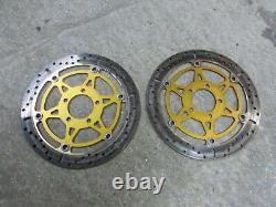 Suzuki GSXR 1000 K1 K2 2001 2002 pair EBC sd system front brake discs 320mm