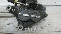 Suzuki gsxr600 750 srad front brake system calipers master & hel braided hose