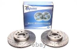 TA Technix Sport Brake Discs Set Front Axle Galaxy Sharan 2.8 VR6 + Snycro