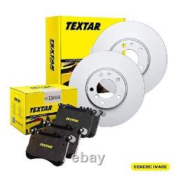 TEXTAR Brake Discs & Pads Front Braking Service Set Fits Citron Mitsubishi