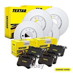 TEXTAR Brake Discs & Pads Front & Rear Braking Service Set Fits Audi A6 A7