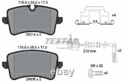 TEXTAR Brake Discs & Pads Front & Rear Braking Service Set Fits Audi A6 A7