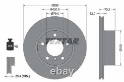 TEXTAR Brake Discs & Pads Front & Rear Braking Service Set Fits BMW 3 Series