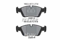 TEXTAR Brake Discs & Pads Front & Rear Braking Service Set Fits BMW 3 Series