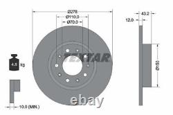 TEXTAR Brake Discs & Pads Front & Rear Braking Service Set Fits Jeep Compass