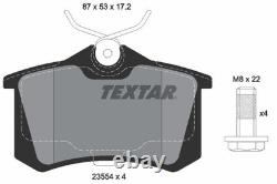 TEXTAR Brake Discs & Pads Front & Rear Braking Service Set Fits Peugeot 308 SW