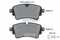 TEXTAR Brake Discs & Pads Front & Rear Braking Set Fits Audi A6 Allroad A7 Q5