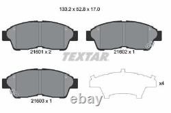 TEXTAR Brake Discs Rotors & Pads Front Braking System Service Set Fits Toyota