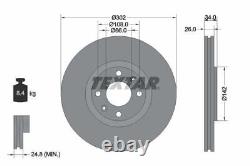 TEXTAR Brake Discs Rotors & Pads Front & Rear Braking System Service Set