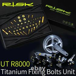 Titanium Screws Bolt Set for Bicycle Derailleur System Shimano ULTEGRA UT R8000