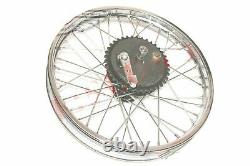 Triumph 350 Front Rear Wheel Rim With Brake System + Stainless Steel Spokes