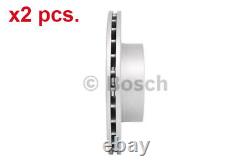 X2 Pcs Front Brake Disc Rotos X2 Pcs Set 0 986 479 B34 Bosch I