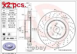 X2 Pcs Front Brake Disc Rotos X2 Pcs Set 09. A300.11 Brembo I