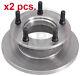 X2 Pcs Front Brake Disc Rotos X2 Pcs Set 15892 A. B. S. I