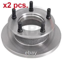 X2 Pcs Front Brake Disc Rotos X2 Pcs Set 15892 A. B. S. I