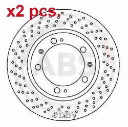 X2 Pcs Front Brake Disc Rotos X2 Pcs Set 16490 A. B. S. I