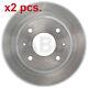 X2 Pcs Front Brake Disc Rotos X2 Pcs Set 16590 A. B. S. I