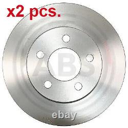 X2 Pcs Front Brake Disc Rotos X2 Pcs Set 16804 A. B. S. I