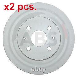 X2 Pcs Front Brake Disc Rotos X2 Pcs Set 17813 A. B. S. I