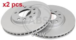 X2 Pcs Front Brake Disc Rotos X2 Pcs Set 17854 A. B. S. I