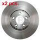 X2 Pcs Front Brake Disc Rotos X2 Pcs Set 17923 A. B. S. I