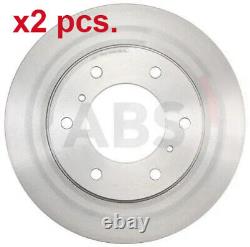 X2 Pcs Front Brake Disc Rotos X2 Pcs Set 17958 A. B. S. I