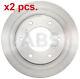 X2 Pcs Front Brake Disc Rotos X2 Pcs Set 17958 A. B. S. I