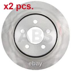 X2 Pcs Front Brake Disc Rotos X2 Pcs Set 18018 A. B. S. I