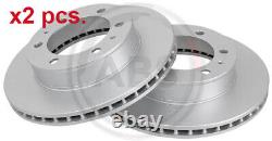 X2 Pcs Front Brake Disc Rotos X2 Pcs Set 18062 A. B. S. I