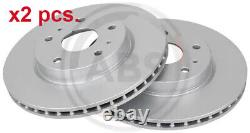 X2 Pcs Front Brake Disc Rotos X2 Pcs Set 18102 A. B. S. I