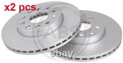 X2 Pcs Front Brake Disc Rotos X2 Pcs Set 18430 A. B. S. I