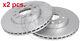 X2 Pcs Front Brake Disc Rotos X2 Pcs Set 18430 A. B. S. I