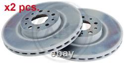 X2 Pcs Front Brake Disc Rotos X2 Pcs Set 18541 A. B. S. I