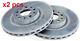 X2 Pcs Front Brake Disc Rotos X2 Pcs Set 18541 A. B. S. I