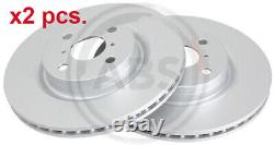 X2 Pcs Front Brake Disc Rotos X2 Pcs Set 18542 A. B. S. I