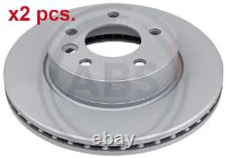 X2 Pcs Front Brake Disc Rotos X2 Pcs Set 18622 A. B. S. I