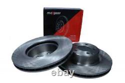 X2 Pcs Front Brake Disc Rotos X2 Pcs Set 19-1795 Maxgear I