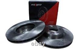 X2 Pcs Front Brake Disc Rotos X2 Pcs Set 19-1829 Maxgear I