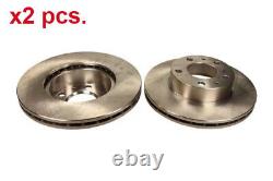 X2 Pcs Front Brake Disc Rotos X2 Pcs Set 19-2001 Maxgear I