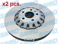 X2 Pcs Front Brake Disc Rotos X2 Pcs Set A1064vr Samko I