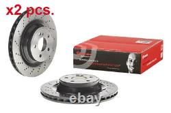 X2 Pcs Rear Brake Disc Rotos X2 Pcs Set 09. C502.11 Brembo I