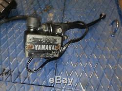 YAMAHA RD350 LC YPVS 31k COMPLETE FRONT BRAKE SYSTEM MASTER, LEVER, CALIPERS ETC