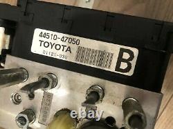 04 2009 Toyota Prius Abs Système Pompe De Frein Hydraulique Anti Verrouillage Actionneur Oem