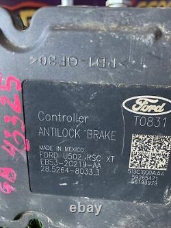 14 15 2014 2015 Ford Explorer Abs Pump Anti Lock Brake Pump Module Eb53-2c405-aa
