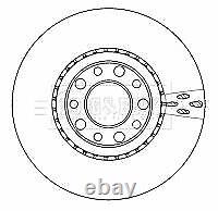 Disque De Frein Avant Borg & Beck Convient À Alfa Romeo Spider 2.2 Jts 2006-2011