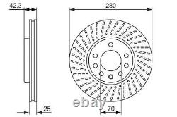 Disque de frein avant Bosch 0 986 479 919 simple x1 Système de freinage Convient à Opel Vauxhall